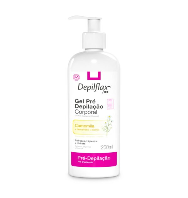 Gel Pré Epilação Depilflax 250ml