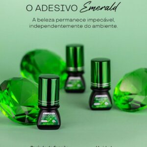 Cola Adesivo Emerald Master Elite 3ml Extensão De Cílios Anvisa