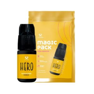 Cola para extensão de cílios fio a fio Hero 3ml/5ml Sobelle